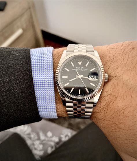 rolex datejust 36 mm herren|rolex datejust 36mm on wrist.